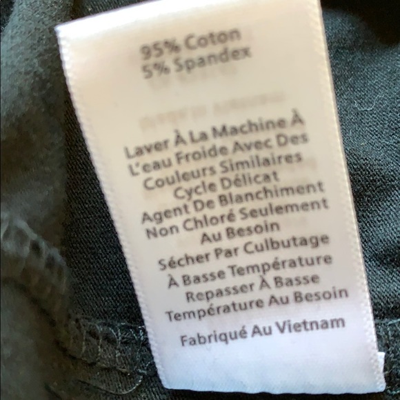 Talbots mock turtleneck stretchy all black VGUC - Picture 6 of 6